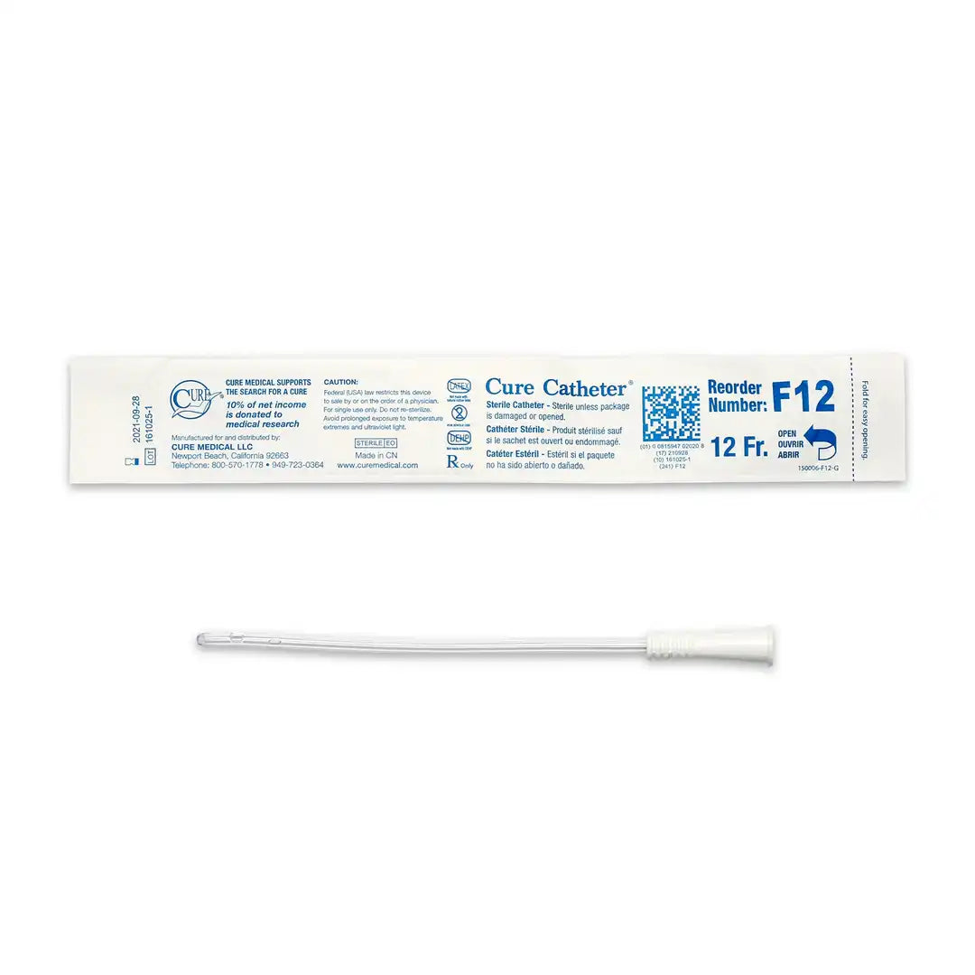 Cure Self Cath Female Catheters 12Fr - Box of 30