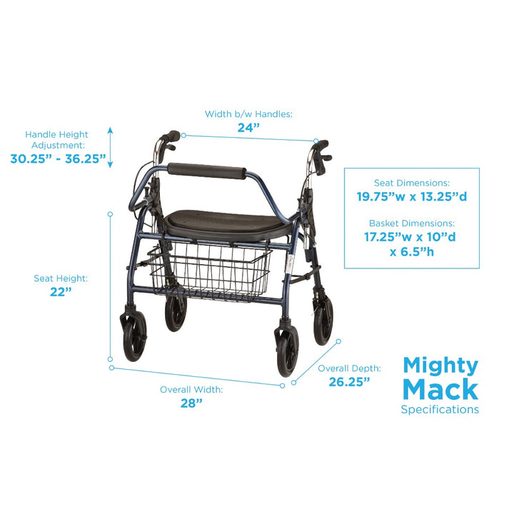 Nova Mighty Mack HD Rollator