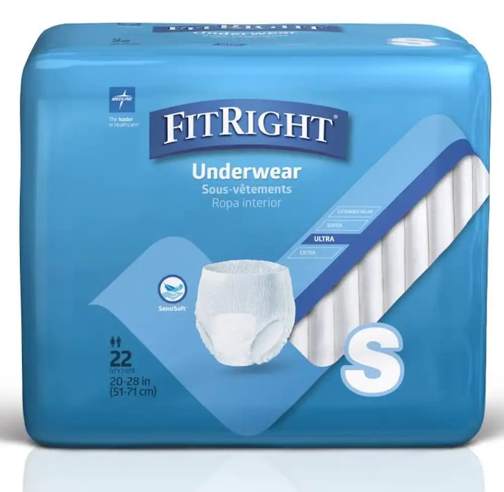 Fit Right Ultra Adult Incontinence Underwear (by the case)