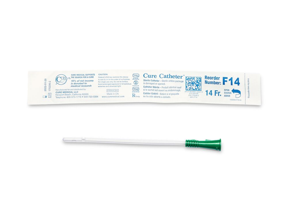 Cure Self Cath Female 14Fr - Box of 30