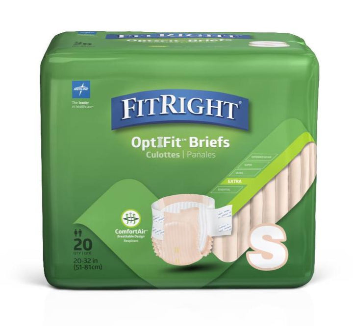 Fit Right OptiFit Briefs, Case of 80