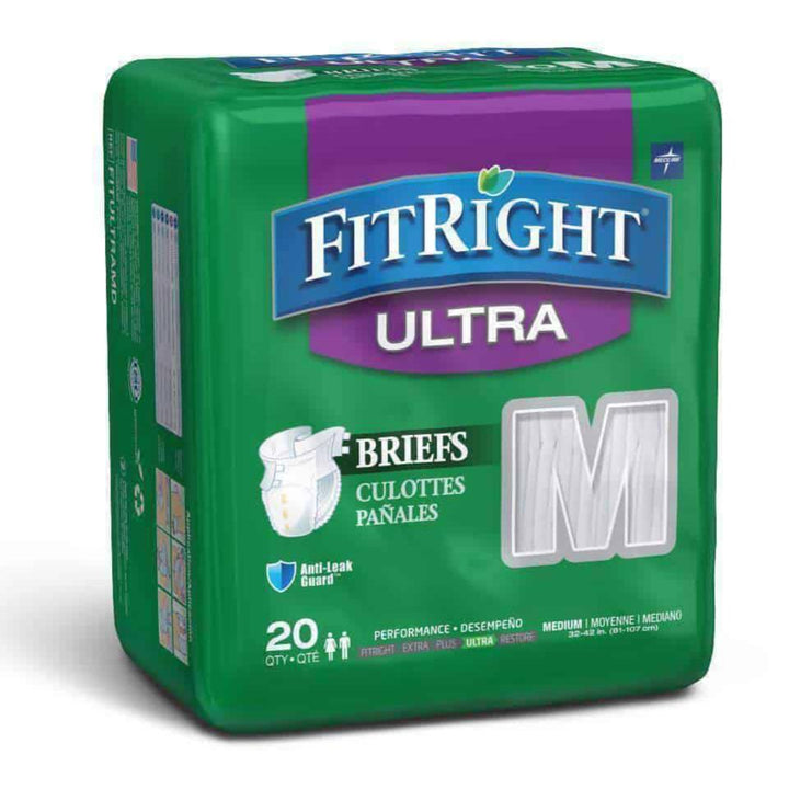 Fit Right Ultra Briefs, Case of 80