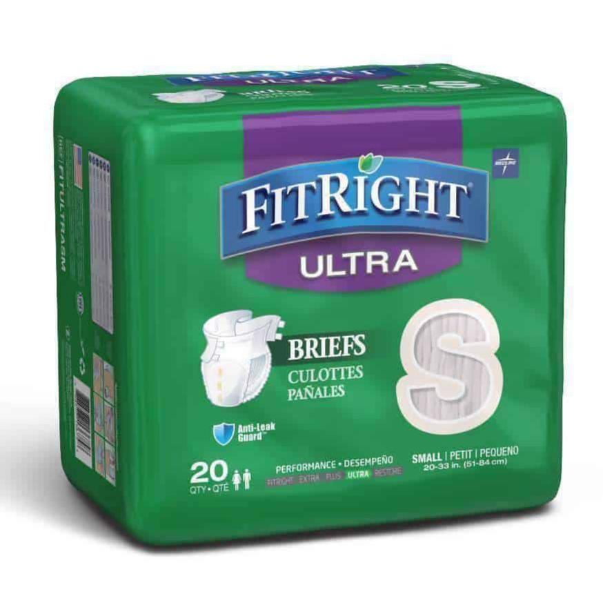 Fit Right Ultra Briefs, Case of 80