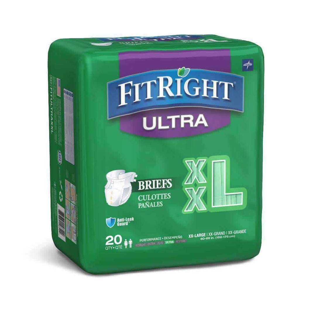 Fit Right Ultra Briefs, Case of 80