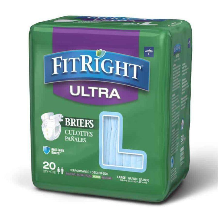 Fit Right Ultra Briefs, Case of 80