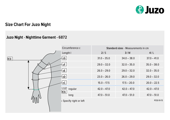 Juzo Night Sleeve