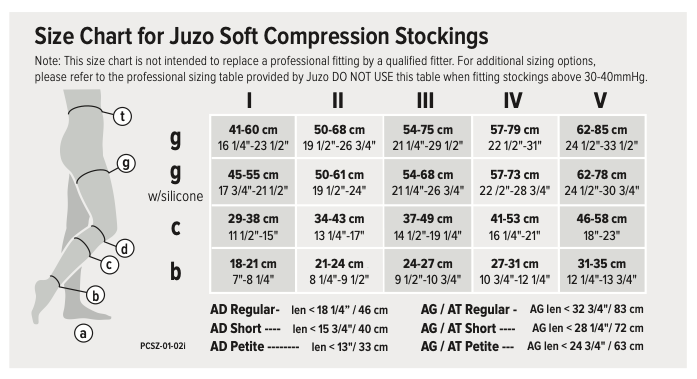 Juzo Soft Knee High, 20 - 30mmHg